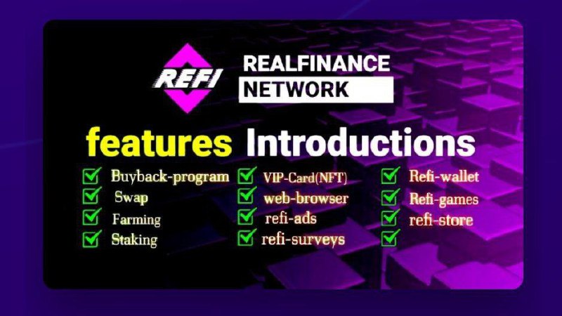 **New airdrop:** REFI *Coin*