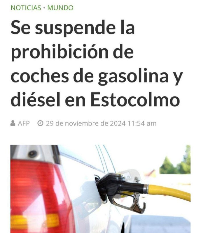 **Se suspende la prohibición de coches …