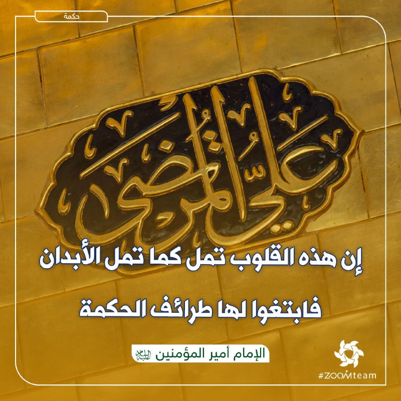 ***✨***إن هذه القلوب تمل كما تمل …
