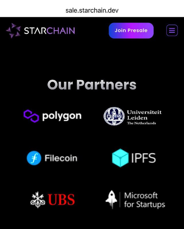 ***🔈*** **StarChain presale is live** ***🌌******🚀***