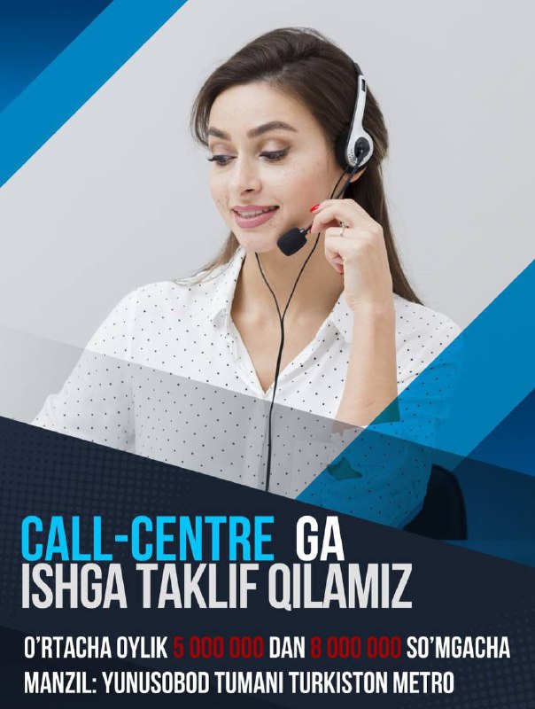 ***Toshkendagi yirik*** ***“Call centre” lardan biriga …