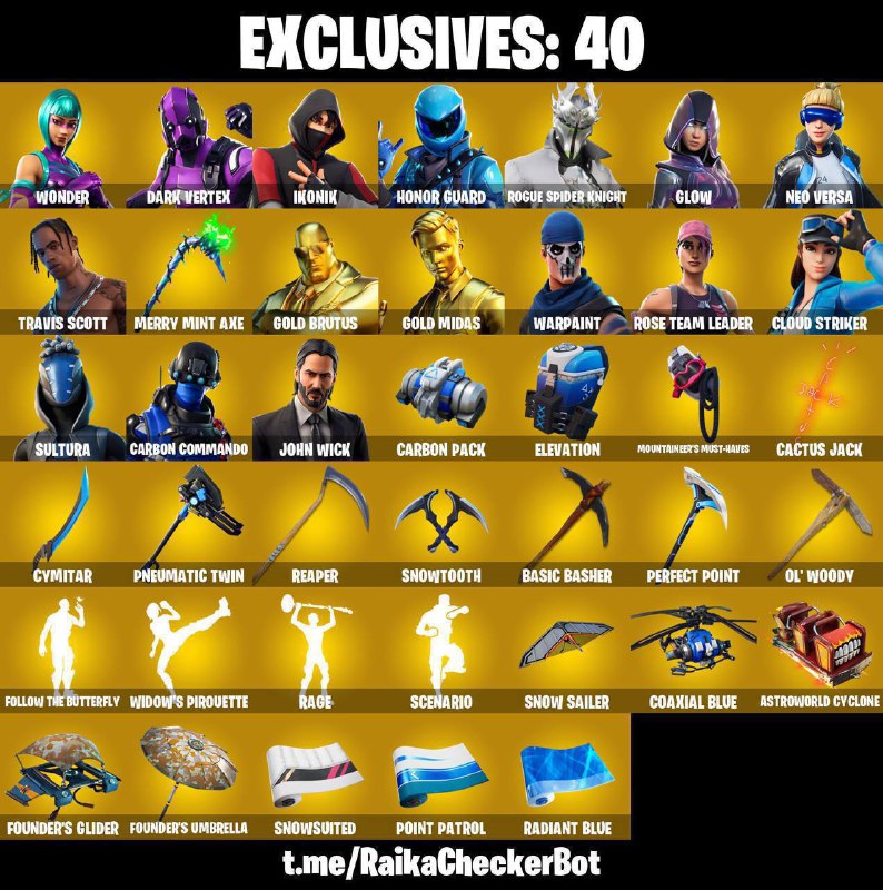 171 skins | OG STW | …