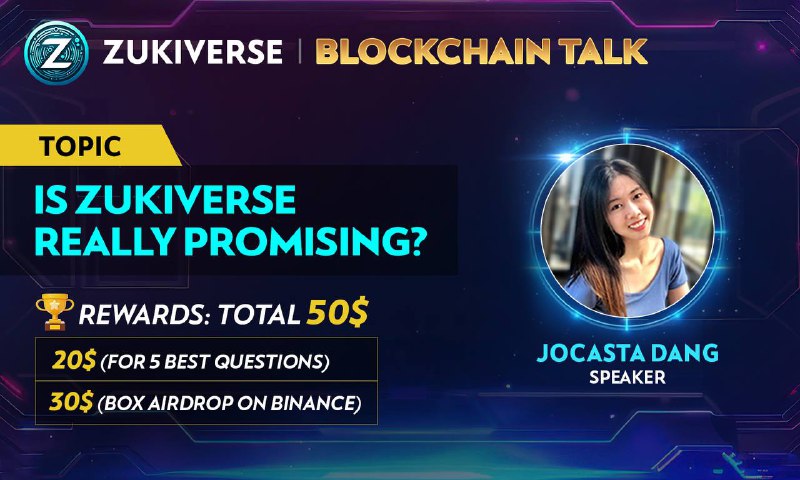 *****🎙***ZUKIVERSE BLOCKCHAIN TALK ANNOUNCEMENT***🎙***