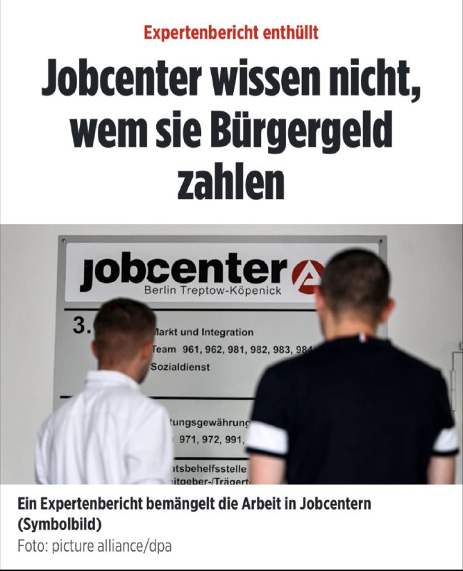 Wenn die Arbeitsagentur Bürgergeld ungeprüft auszahlt …