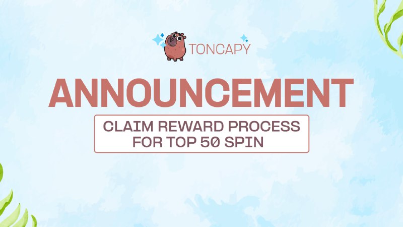 *****📣***ANNOUNCEMENT: CLAIM REWARD PROCESS FOR TOP …