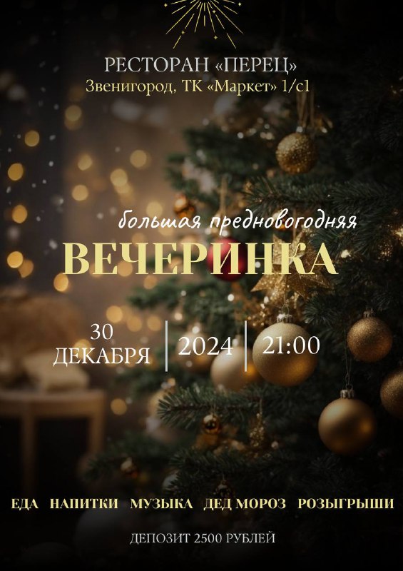 ПРЕДНОВОГОДНЯЯ ВЕЧЕРИНКА