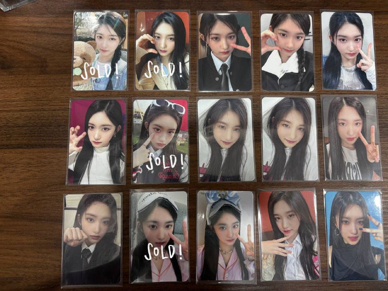 WTS Assorted Leeseo I’VE IVE POBs